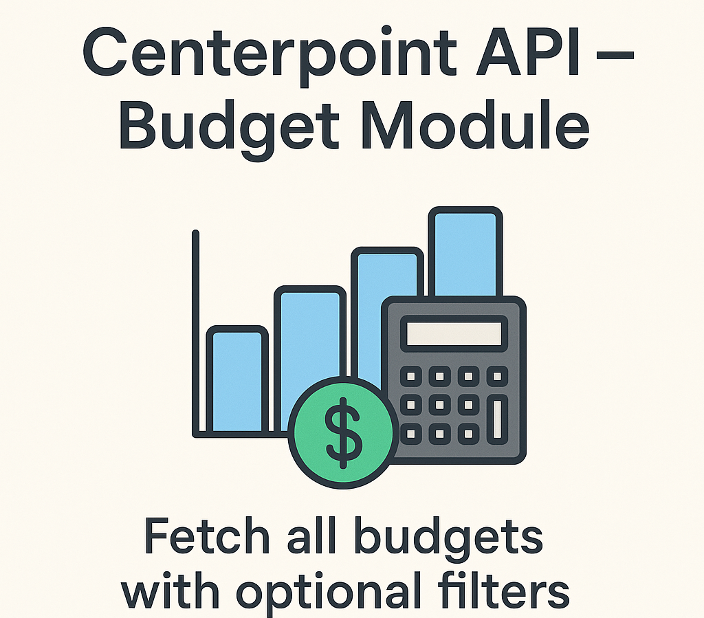 Centerpoint API — Budget Module (with Python Examples)
